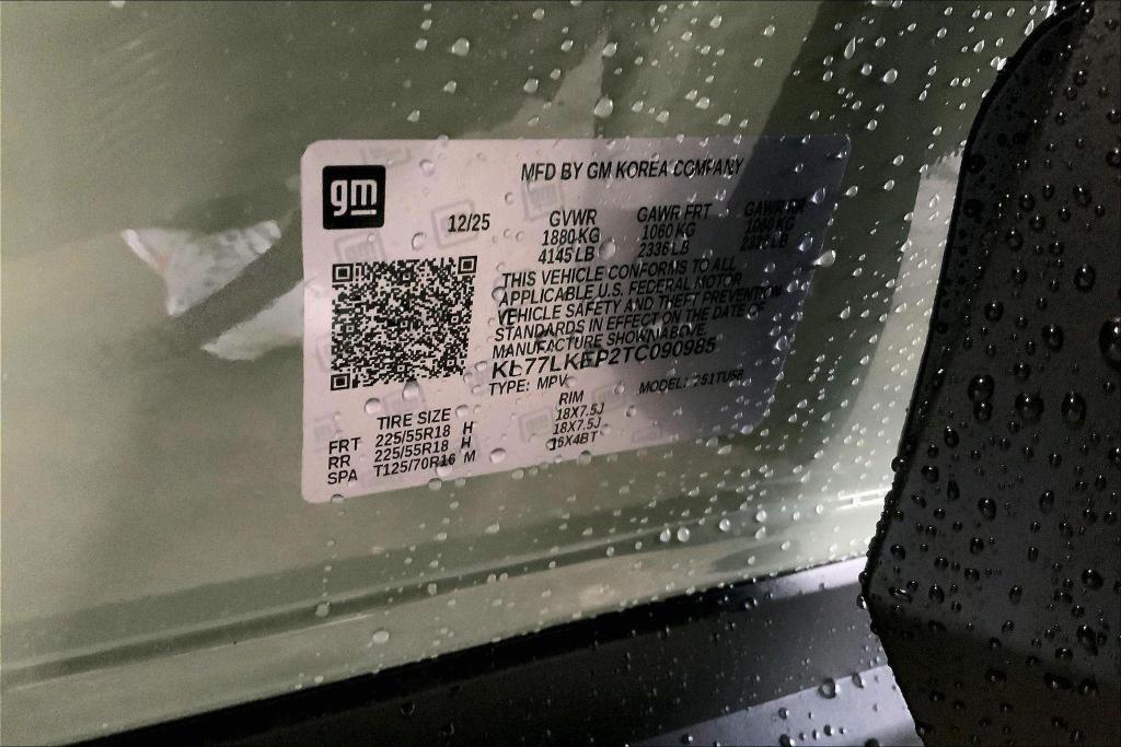 new 2026 Chevrolet Trax car, priced at $27,885