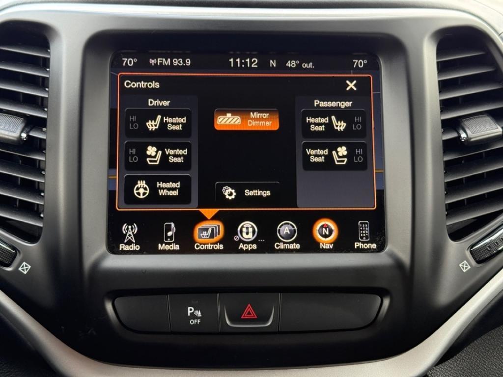 used 2017 Jeep Cherokee car, priced at $16,246