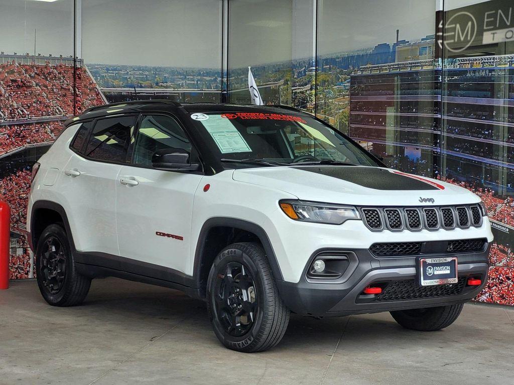 used 2023 Jeep Compass car, priced at $19,497