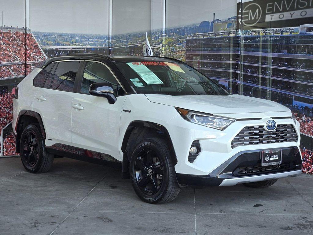 used 2021 Toyota RAV4 Hybrid car, priced at $26,990