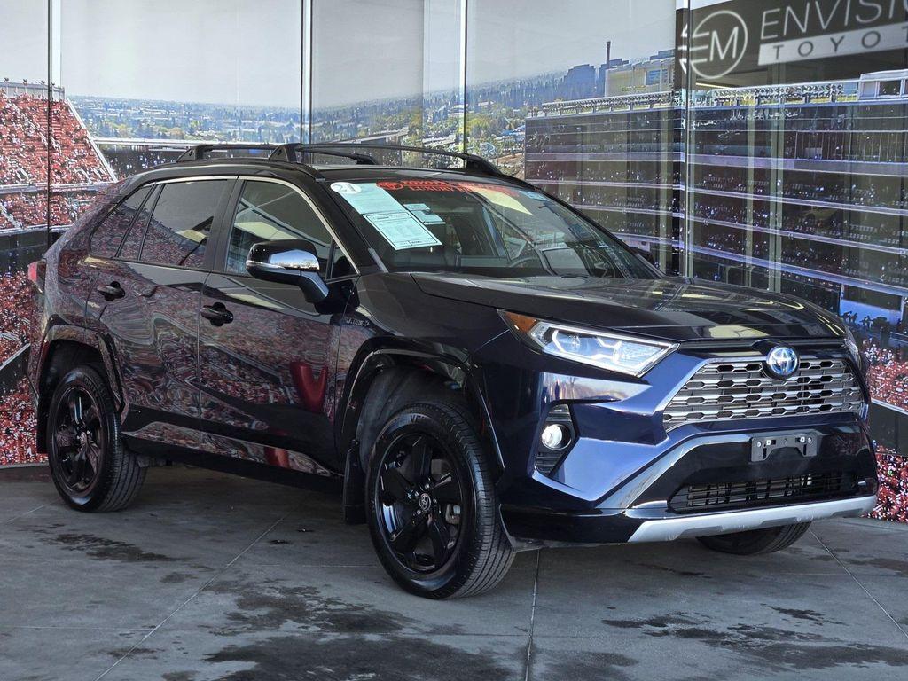 used 2021 Toyota RAV4 Hybrid car, priced at $30,405