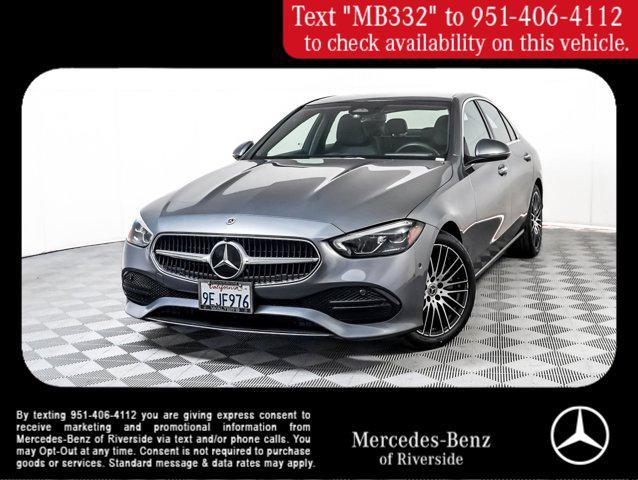 used 2023 Mercedes-Benz C-Class car, priced at $35,500