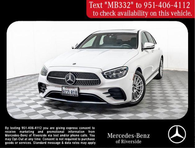 used 2022 Mercedes-Benz E-Class car, priced at $37,500