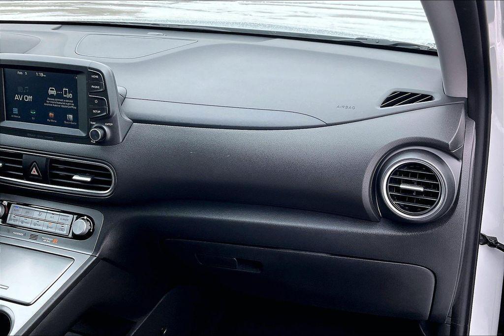 used 2021 Hyundai Kona EV car, priced at $16,498