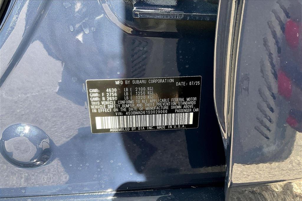 new 2025 Subaru Legacy car, priced at $31,079