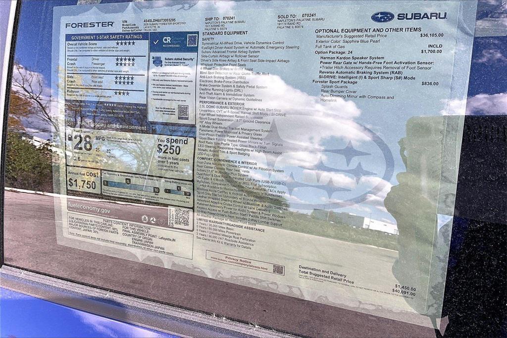 new 2026 Subaru Forester car, priced at $37,991