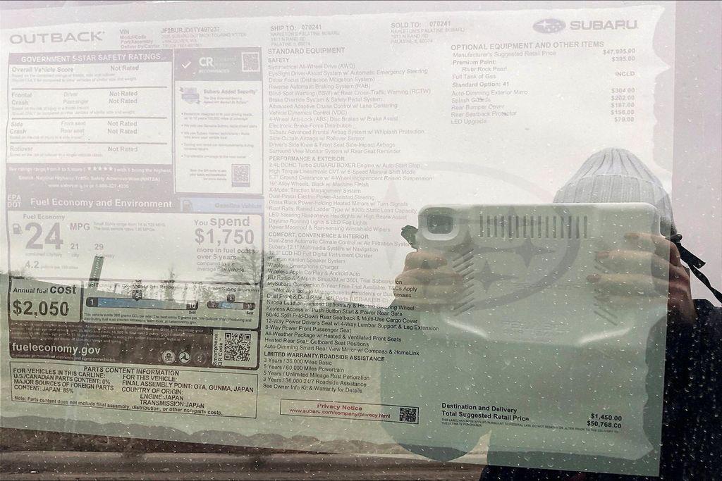 new 2026 Subaru Outback car, priced at $47,156