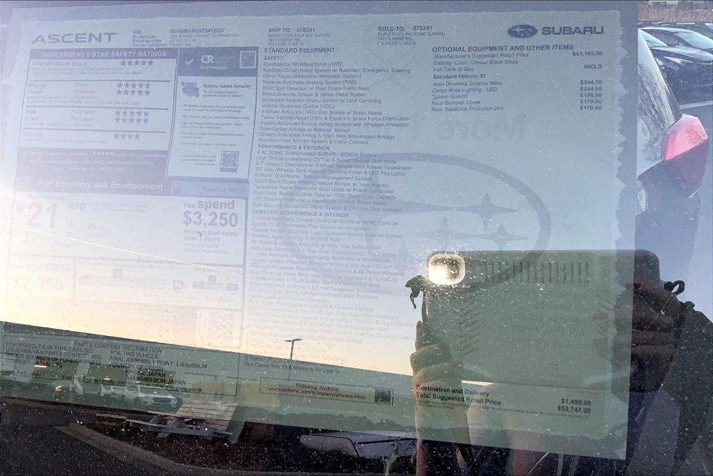 new 2026 Subaru Ascent car, priced at $49,828