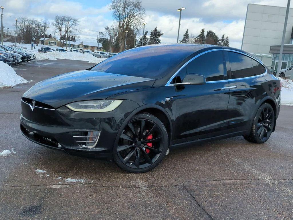 used 2017 Tesla Model X car, priced at $22,500