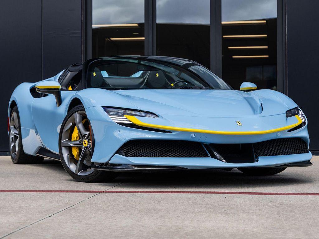 used 2024 Ferrari SF90 Spider car, priced at $679,998