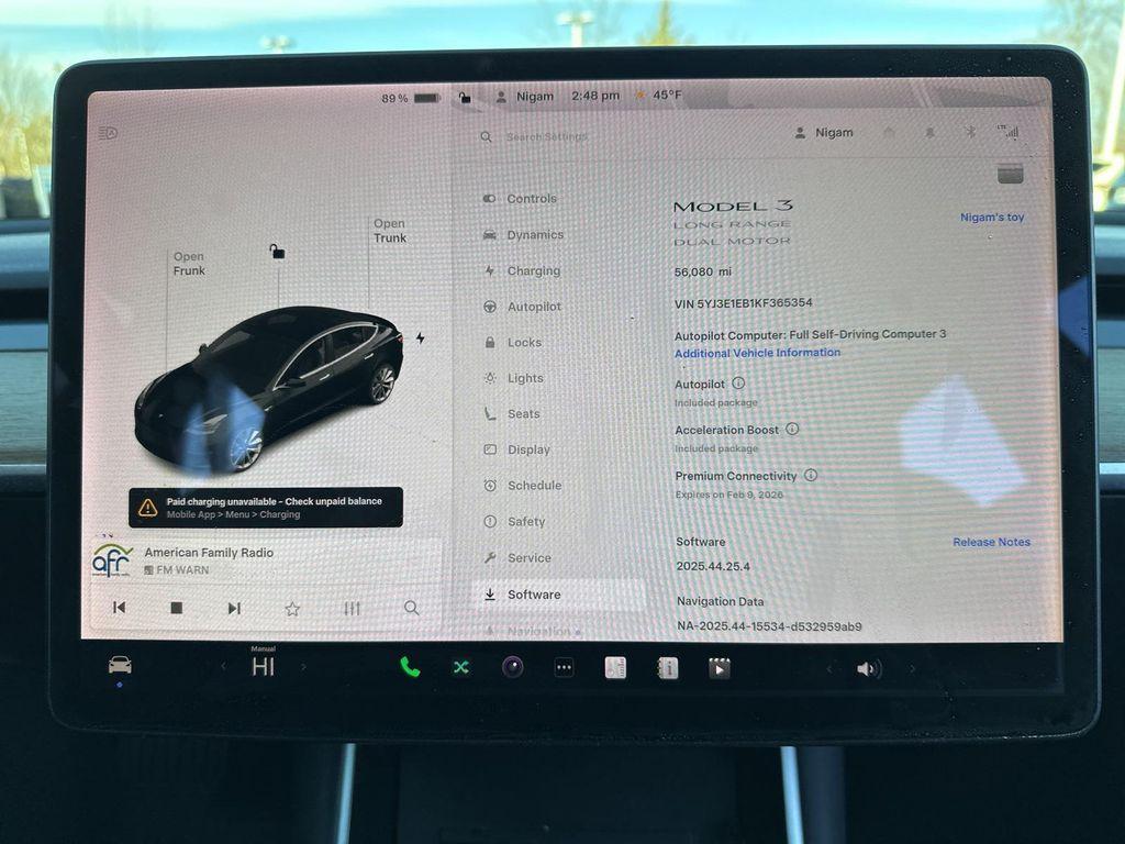 used 2019 Tesla Model 3 car, priced at $21,900