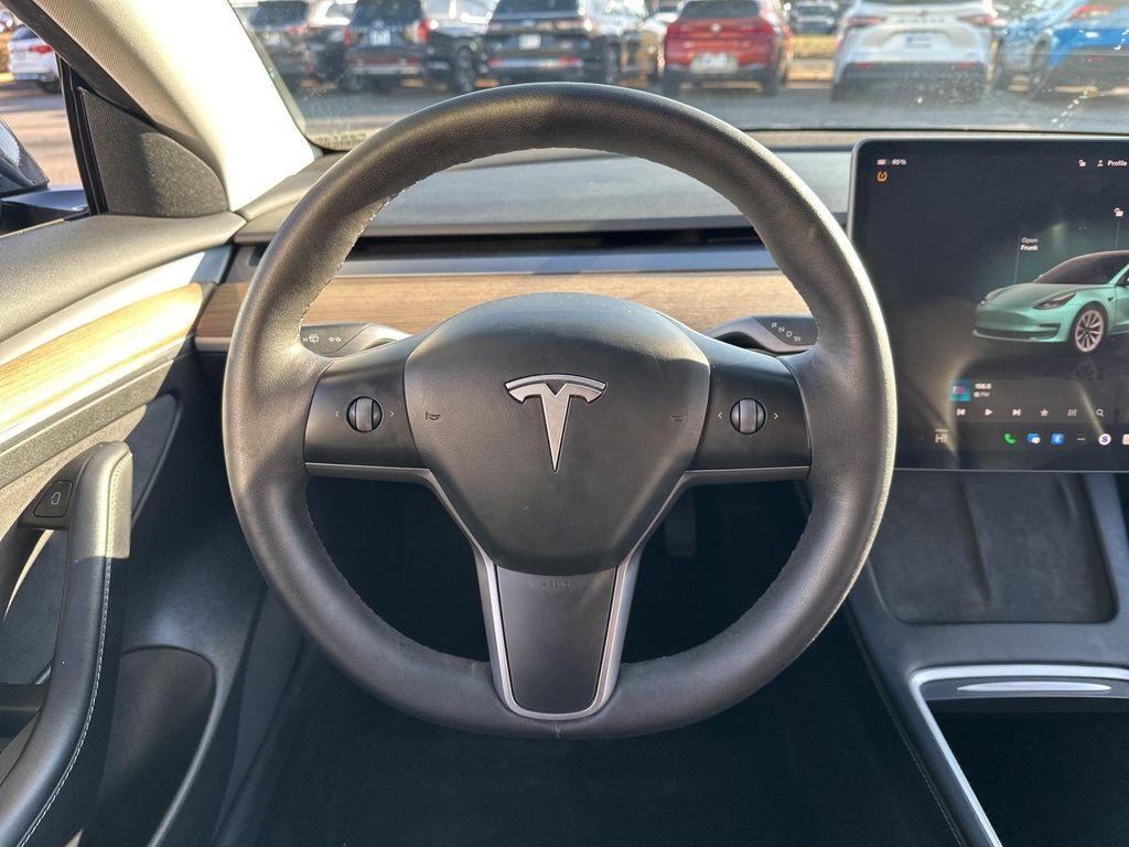 used 2023 Tesla Model 3 car, priced at $22,550