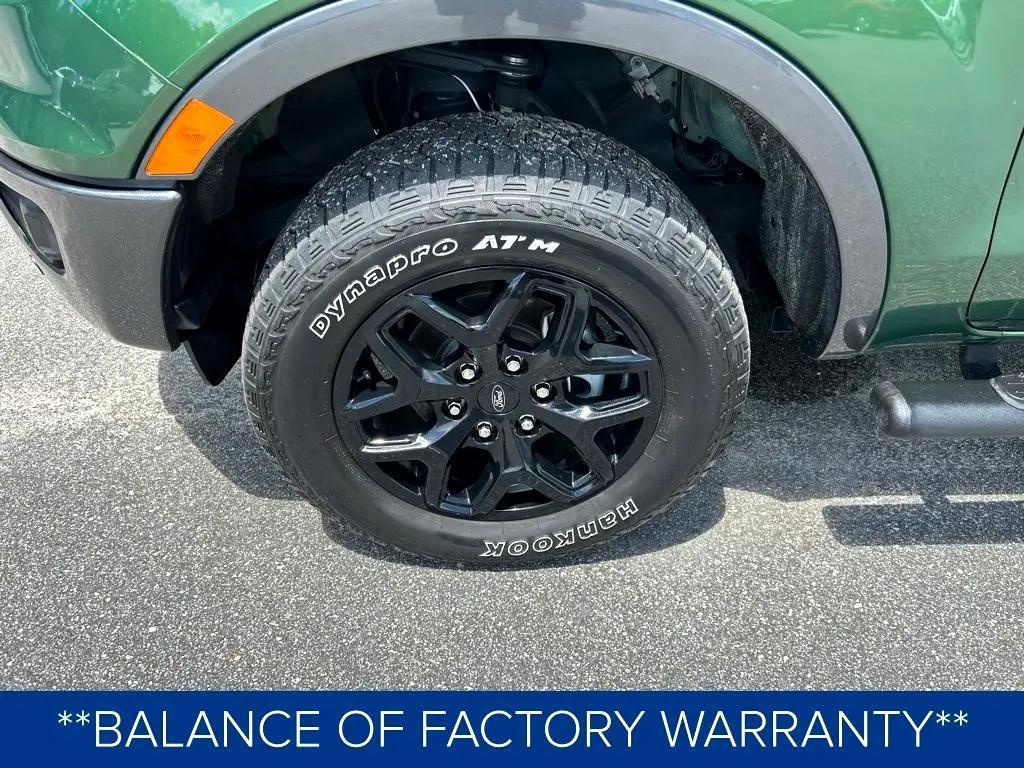 2023 Eruption Green Metallic Ford Ranger