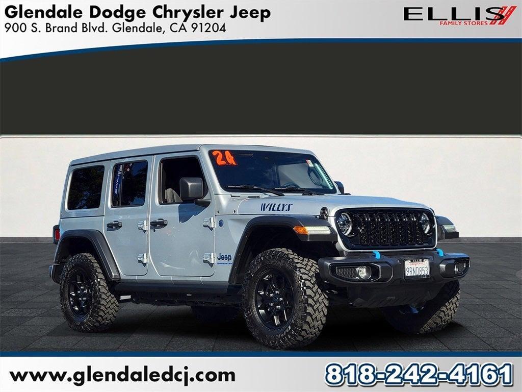 used 2024 Jeep Wrangler 4xe car, priced at $33,888