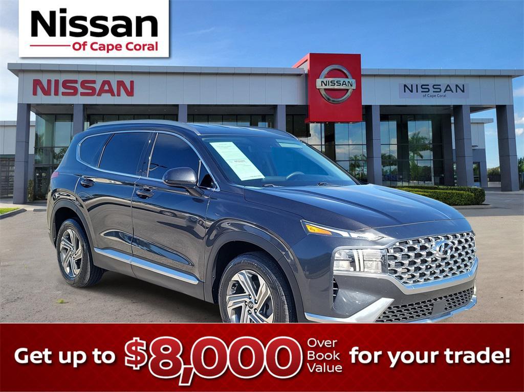used 2021 Hyundai Santa Fe car, priced at $19,888
