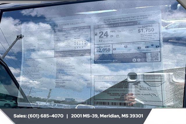 new 2026 Hyundai Santa Fe car, priced at $44,337