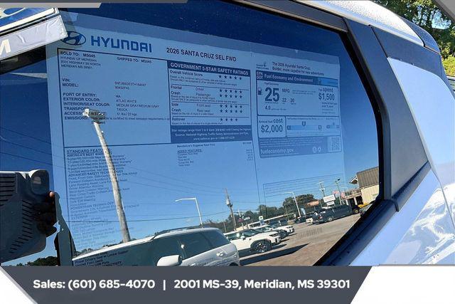 new 2026 Hyundai SANTA CRUZ car, priced at $32,815
