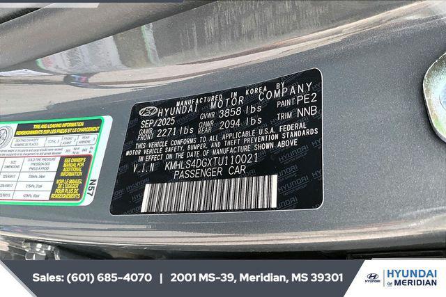 new 2026 Hyundai Elantra car, priced at $25,284