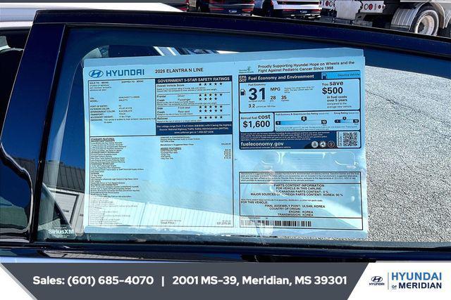 new 2026 Hyundai Elantra car, priced at $29,429