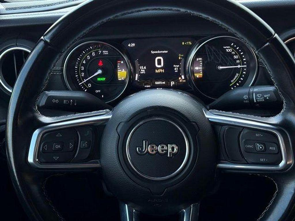 used 2022 Jeep Wrangler Unlimited 4xe car, priced at $25,990