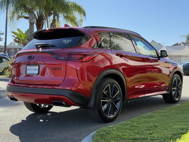 new 2025 INFINITI QX50 car, priced at $52,022