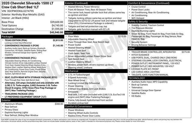 used 2020 Chevrolet Silverado 1500 car, priced at $22,557