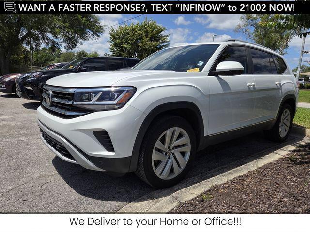 used 2021 Volkswagen Atlas car, priced at $25,103