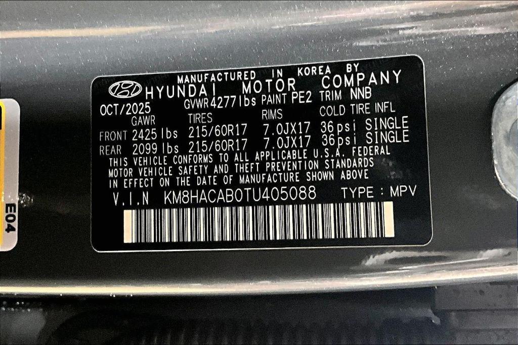 new 2026 Hyundai Kona car, priced at $27,136