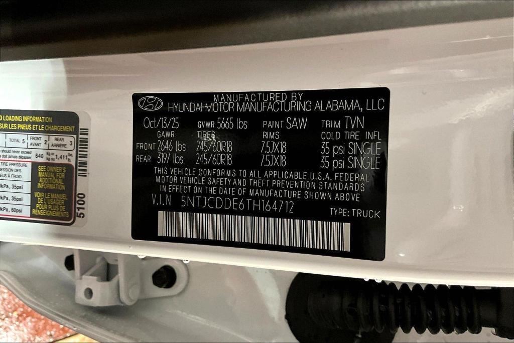 new 2026 Hyundai SANTA CRUZ car, priced at $35,044