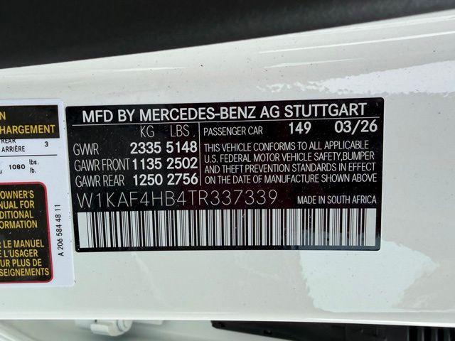 new 2026 Mercedes-Benz C-Class car, priced at $56,285