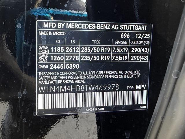 new 2026 Mercedes-Benz GLB 250 car, priced at $54,210