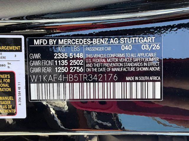 new 2026 Mercedes-Benz C-Class car, priced at $61,495