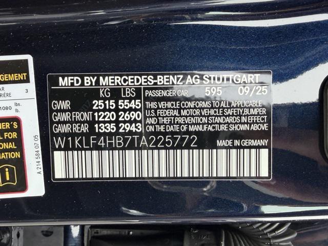 new 2026 Mercedes-Benz E-Class car, priced at $74,285