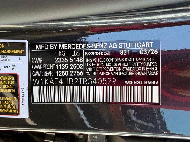 new 2026 Mercedes-Benz C-Class car, priced at $56,135