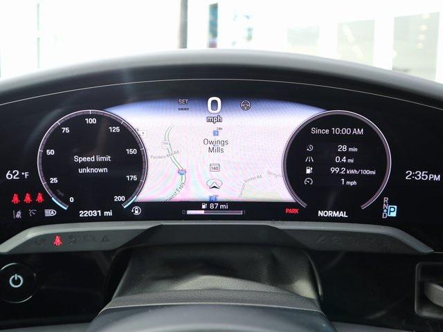 used 2025 Porsche Taycan car, priced at $89,900