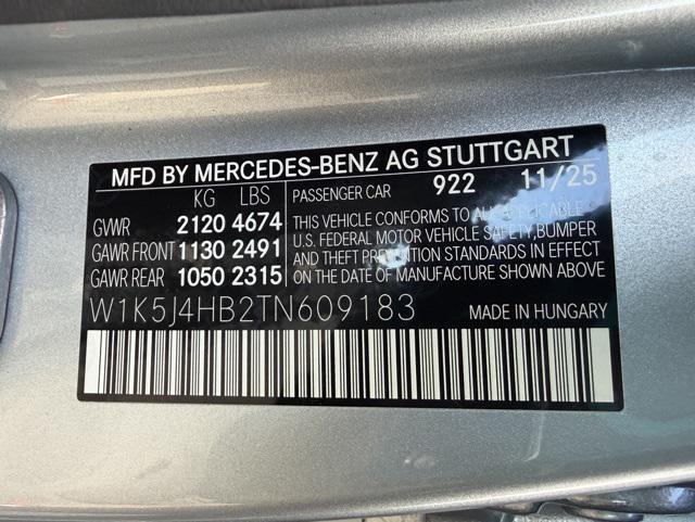 new 2026 Mercedes-Benz CLA 250 car, priced at $50,860