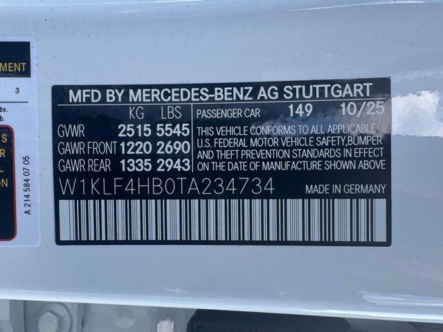 new 2026 Mercedes-Benz E-Class car, priced at $69,955