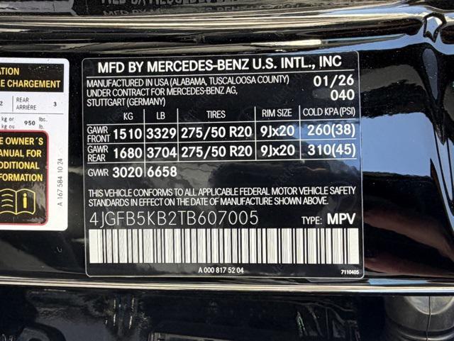 new 2026 Mercedes-Benz GLE 450 car, priced at $78,185