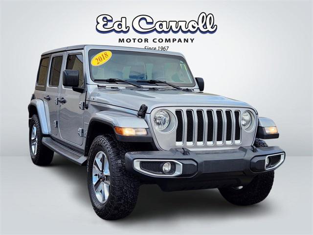 used 2018 Jeep Wrangler Unlimited car, priced at $17,943
