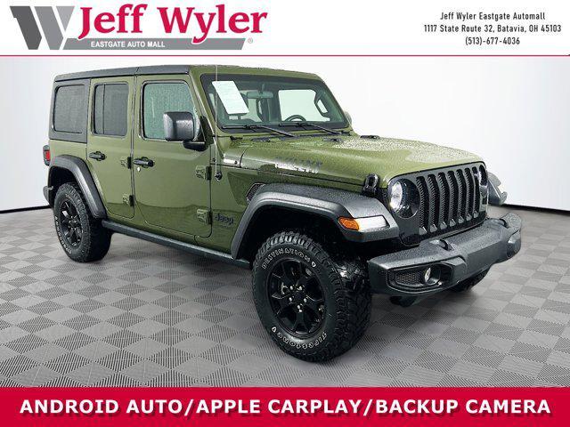 used 2021 Jeep Wrangler Unlimited car, priced at $28,987