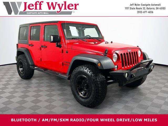 used 2017 Jeep Wrangler Unlimited car, priced at $21,560