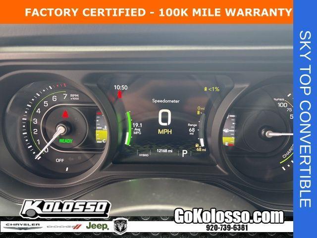 used 2025 Jeep Wrangler 4xe car, priced at $36,394