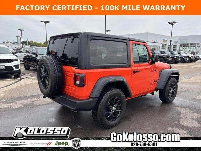 used 2023 Jeep Wrangler car, priced at $27,360