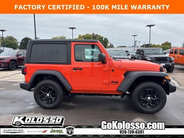 used 2023 Jeep Wrangler car, priced at $27,360