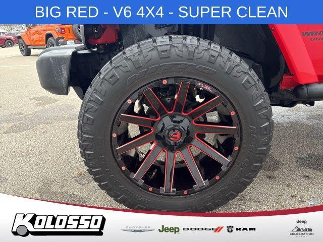 used 2015 Jeep Wrangler Unlimited car, priced at $20,996