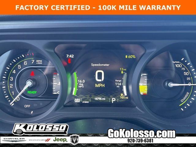 used 2024 Jeep Wrangler 4xe car, priced at $36,256