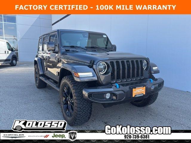 used 2021 Jeep Wrangler Unlimited 4xe car, priced at $30,284