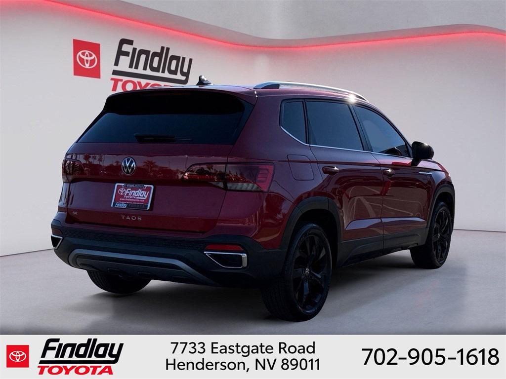 used 2023 Volkswagen Taos car, priced at $19,188
