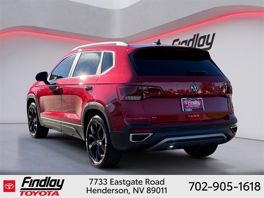 used 2023 Volkswagen Taos car, priced at $19,188