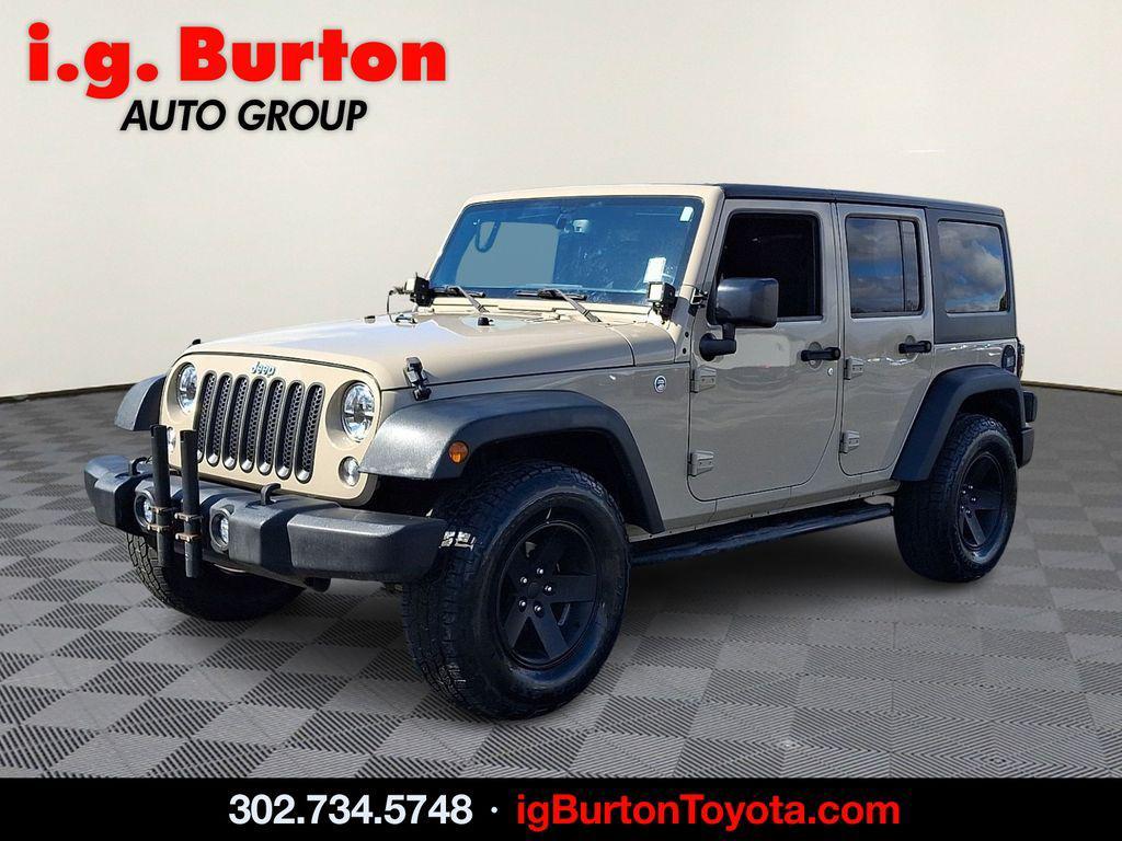 used 2016 Jeep Wrangler Unlimited car, priced at $18,400